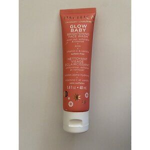 NEW Pacifica Glow Baby Brightening Face Wash VEGAN Vitamin C 1.4 fl oz 40 ml